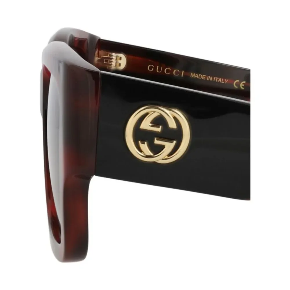 Gucci Square-Frame Recycled Acetate Sunglasses Multi Womens